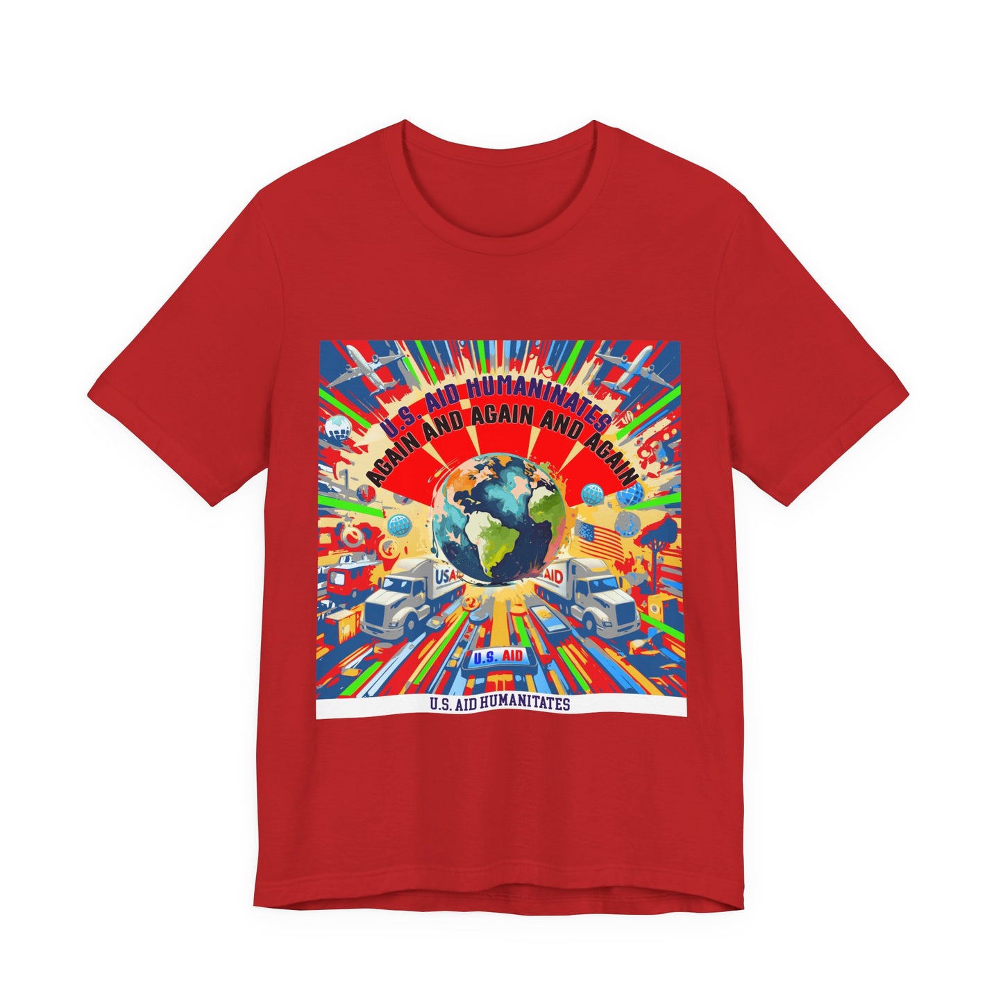 U.S. Aid Humanitates - Unisex Jersey Tee - Celebrate Humanity & Connection