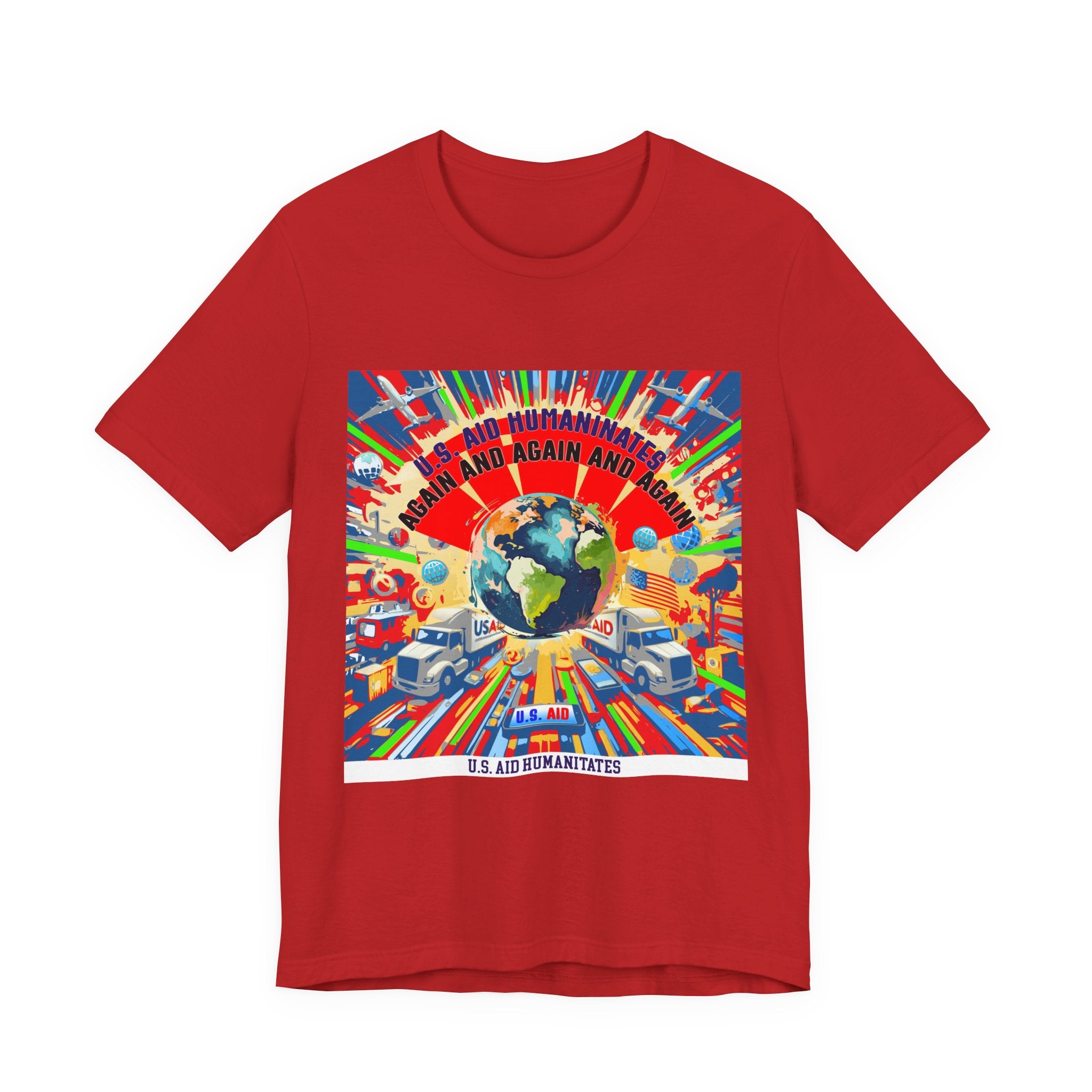 U.S. Aid Humanitates - Unisex Jersey Tee - Celebrate Humanity & Connection