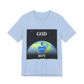 Boy Loves GOD Tee - Unisex Christian Shirt, Faith-Based Apparel, Inspirational Gift, Youth Church Clothing