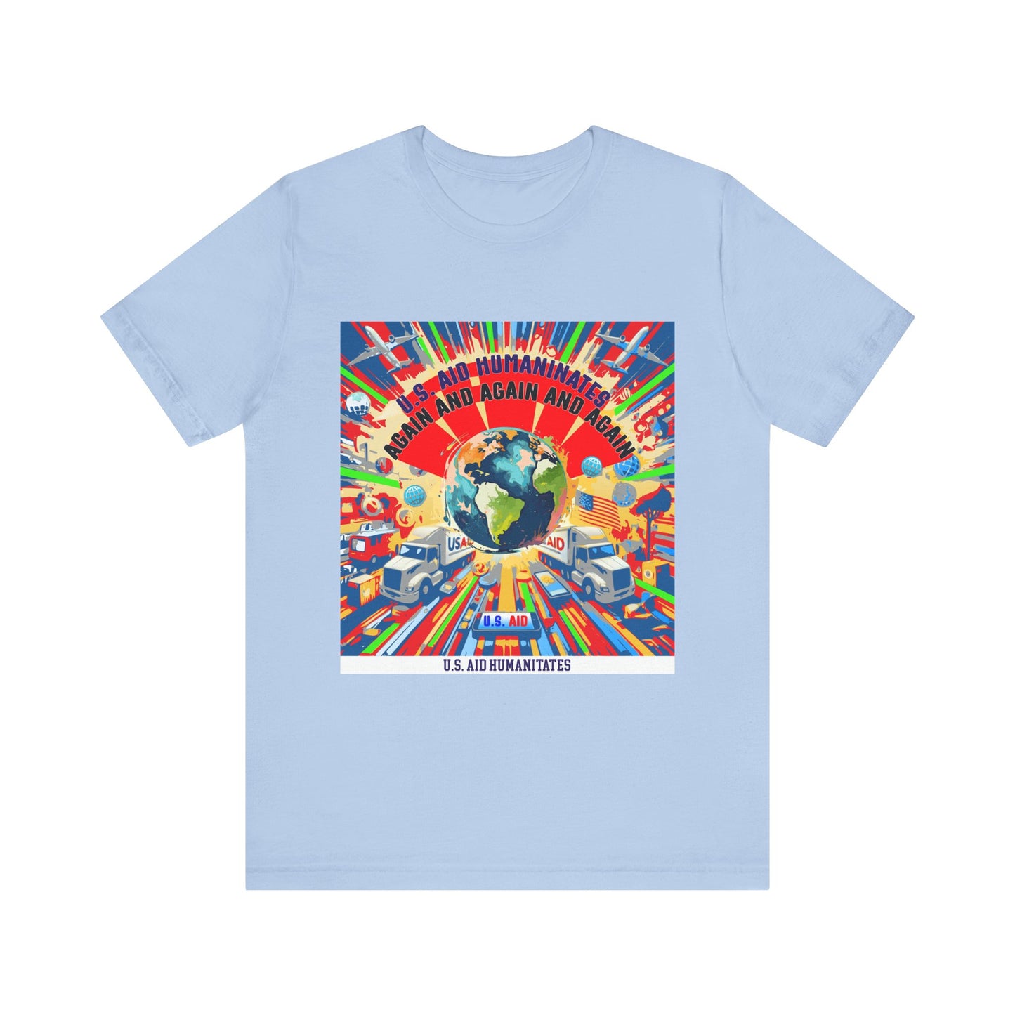 U.S. Aid Humanitates - Unisex Jersey Tee - Celebrate Humanity & Connection