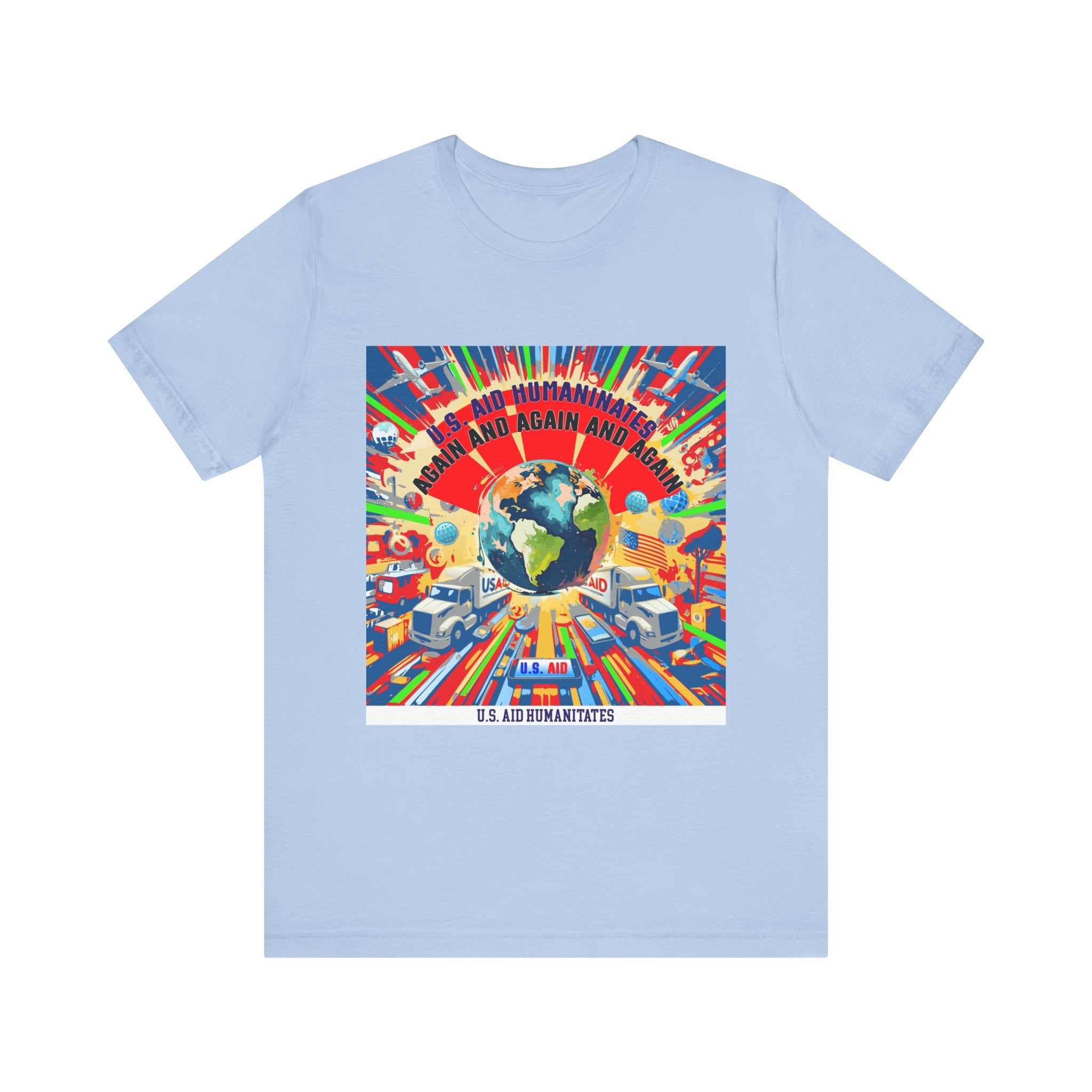 U.S. Aid Humanitates - Unisex Jersey Tee - Celebrate Humanity & Connection