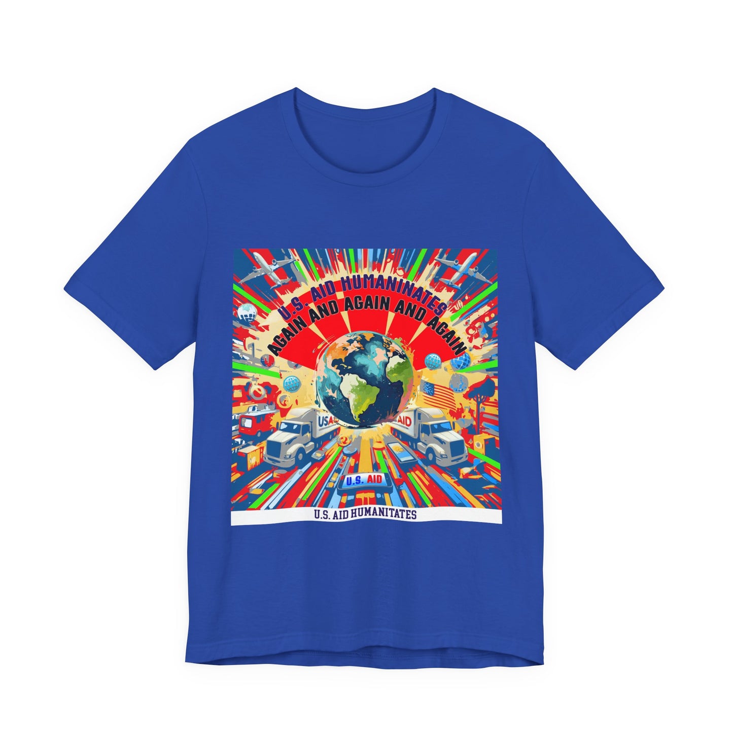 U.S. Aid Humanitates - Unisex Jersey Tee - Celebrate Humanity & Connection