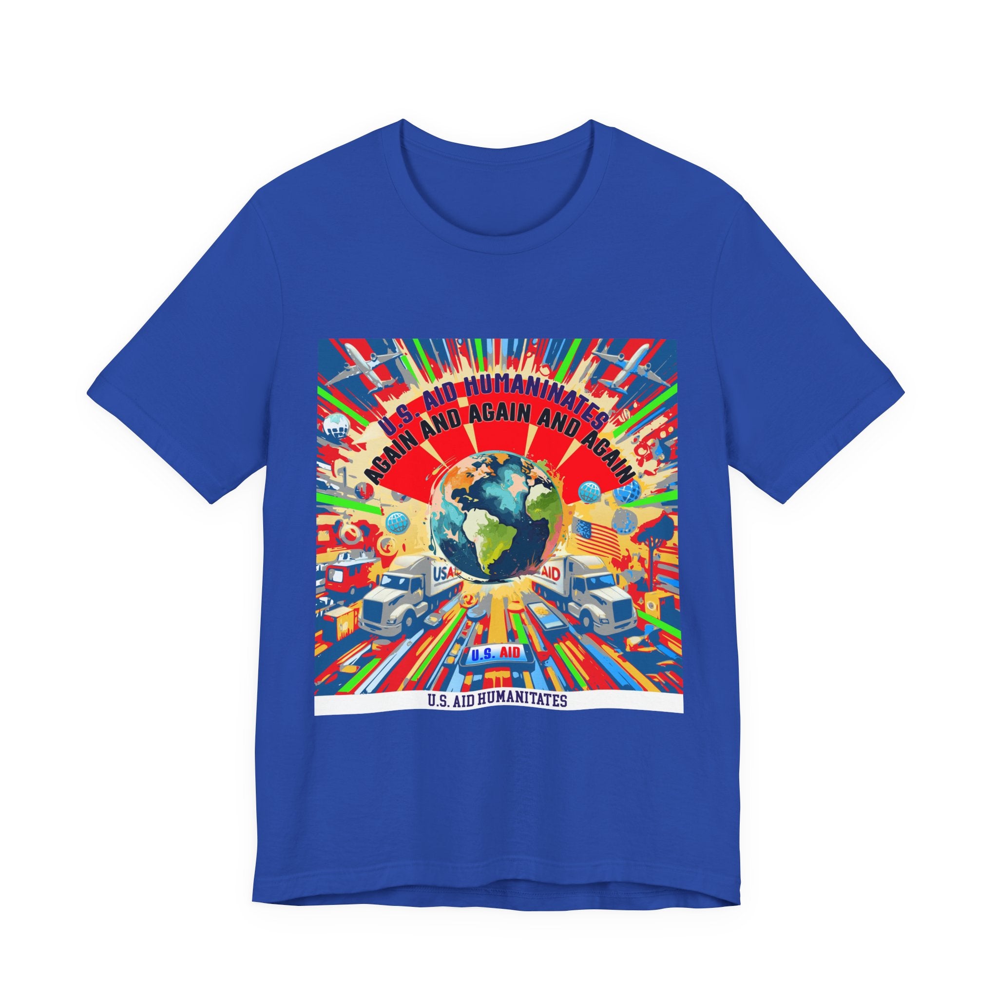 U.S. Aid Humanitates - Unisex Jersey Tee - Celebrate Humanity & Connection
