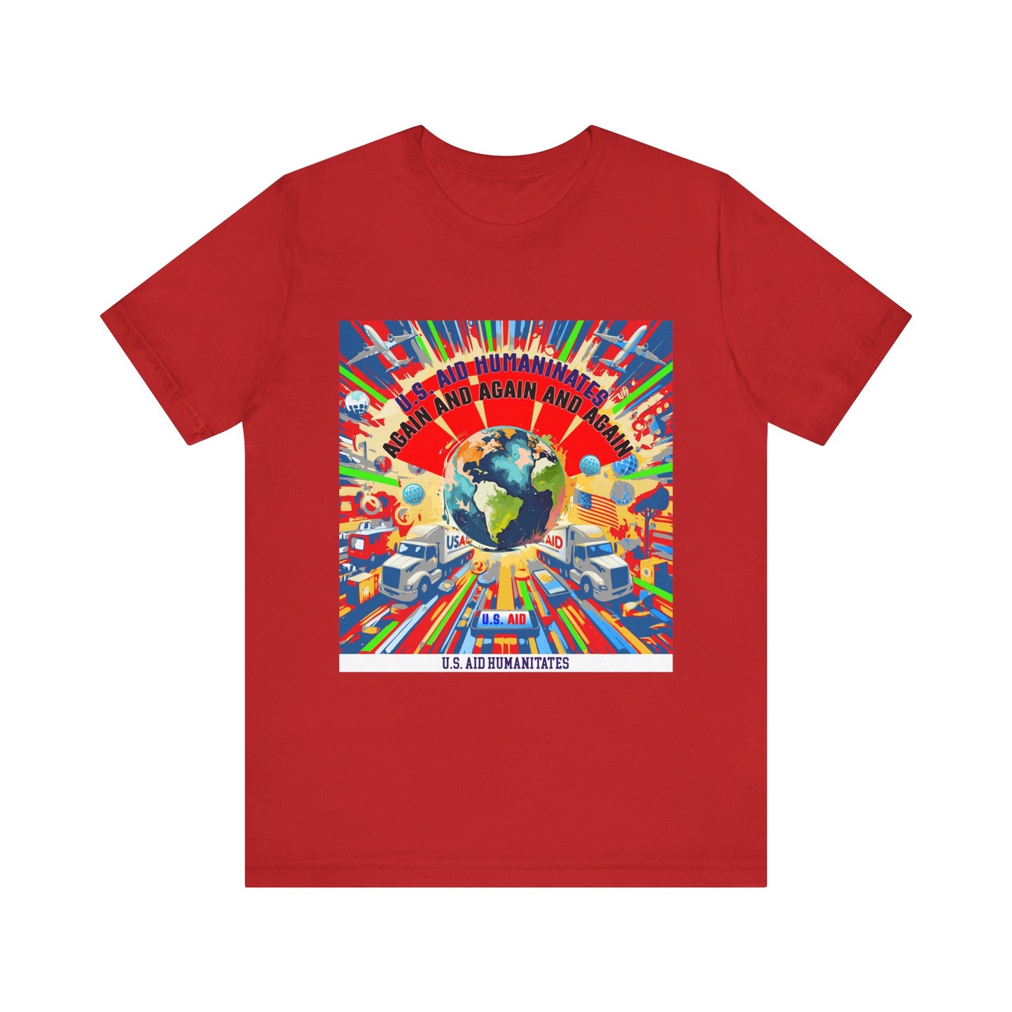 U.S. Aid Humanitates - Unisex Jersey Tee - Celebrate Humanity & Connection