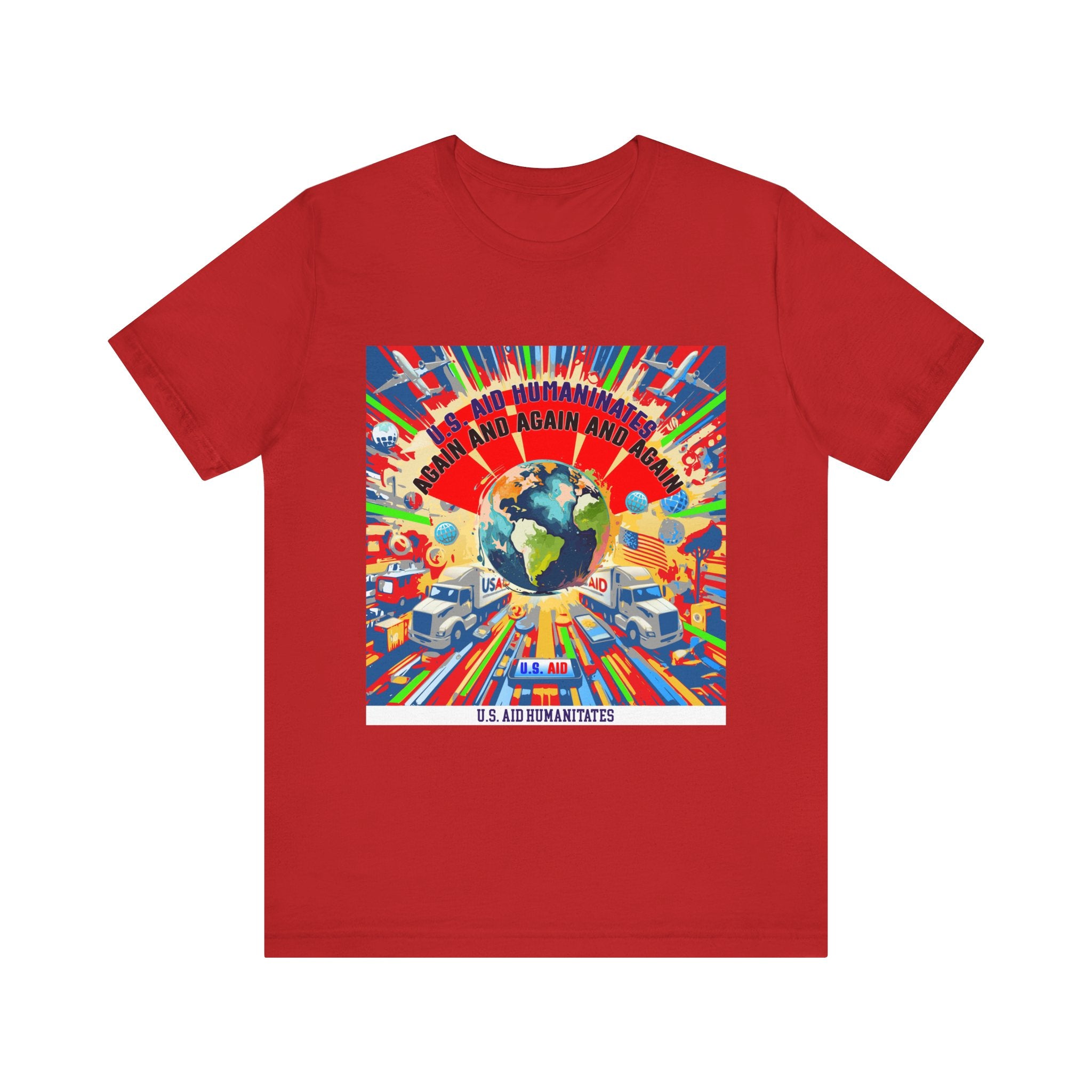 U.S. Aid Humanitates - Unisex Jersey Tee - Celebrate Humanity & Connection