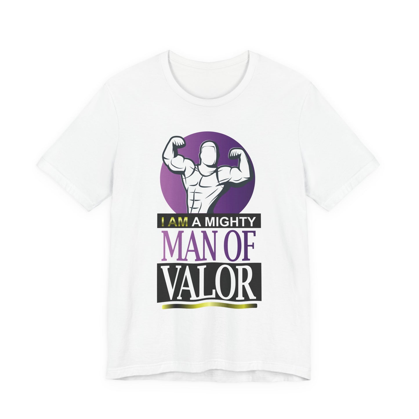 Mighty Man of Valor Tee | Unisex Jersey Short Sleeve T-Shirt, Strength, Empowerment, Adventure, Gift for Him