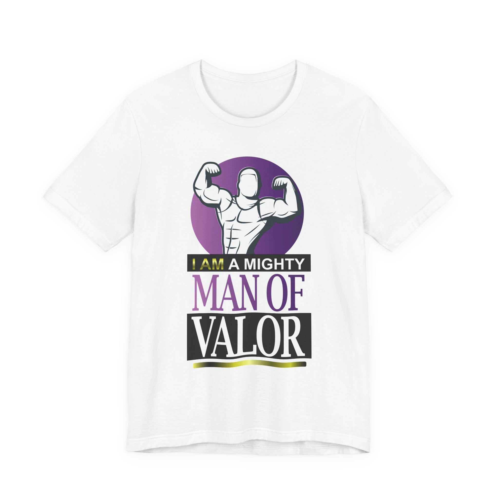 Mighty Man of Valor Tee | Unisex Jersey Short Sleeve T-Shirt, Strength, Empowerment, Adventure, Gift for Him