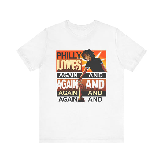 Philly Pride! - F – Hand Up - Unisex Garment-Dyed T-shirt