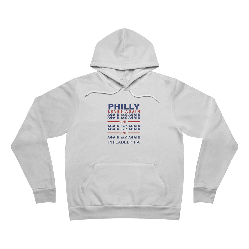 Philly Loves Again and Again -  Unisex Sponge Fleece Pullover Hoodie