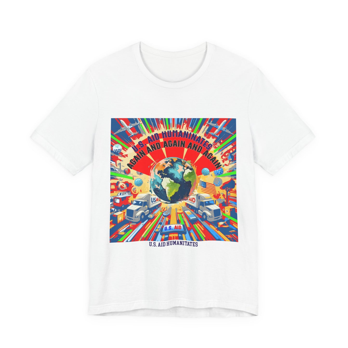 U.S. Aid Humanitates - Unisex Jersey Tee - Celebrate Humanity & Connection