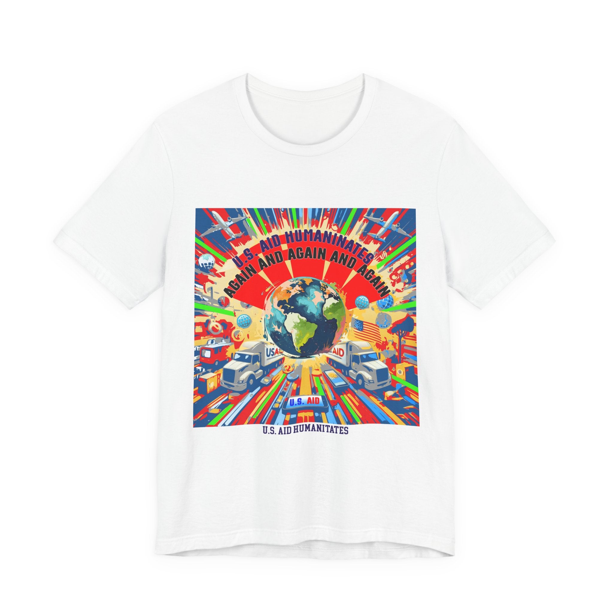 U.S. Aid Humanitates - Unisex Jersey Tee - Celebrate Humanity & Connection