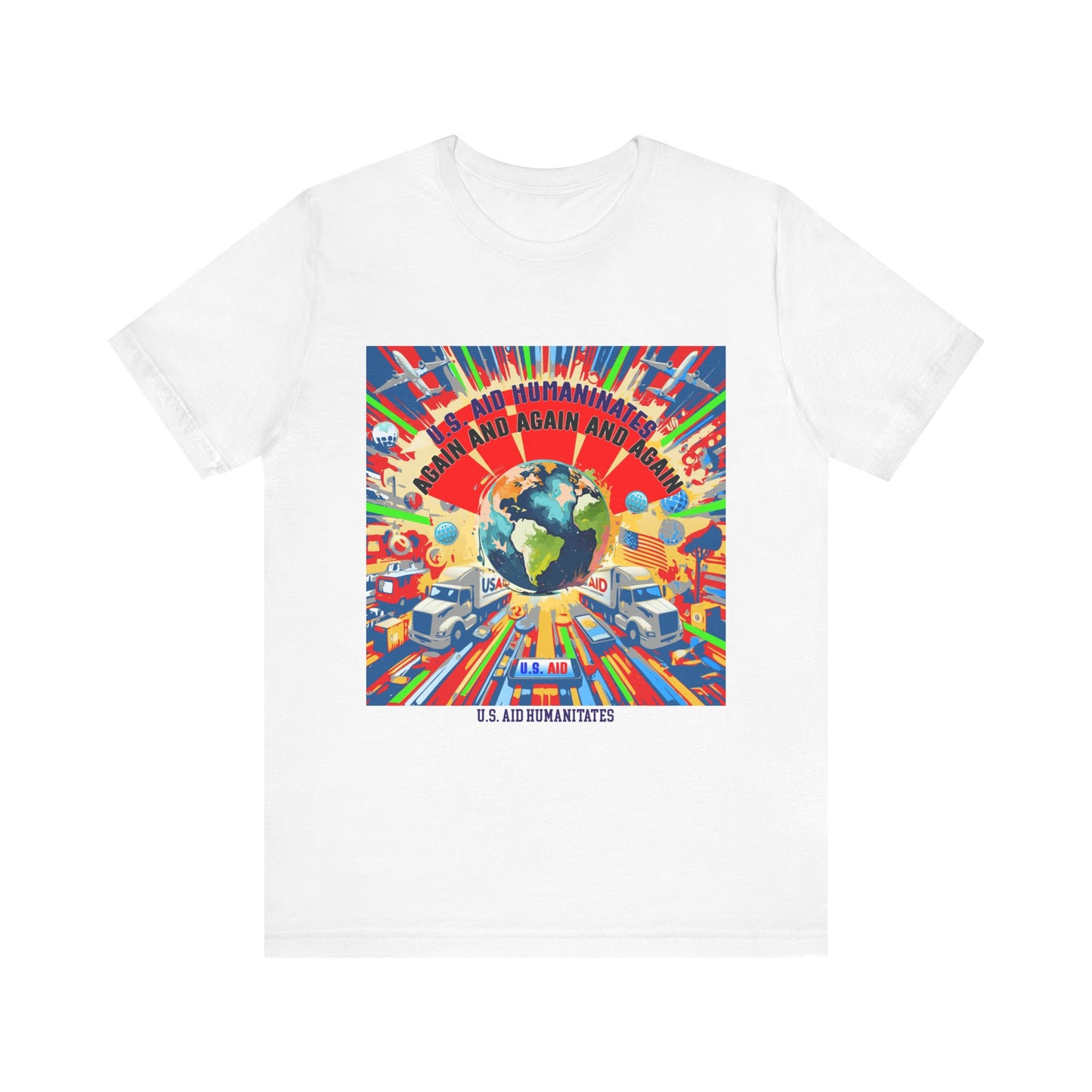 U.S. Aid Humanitates - Unisex Jersey Tee - Celebrate Humanity & Connection
