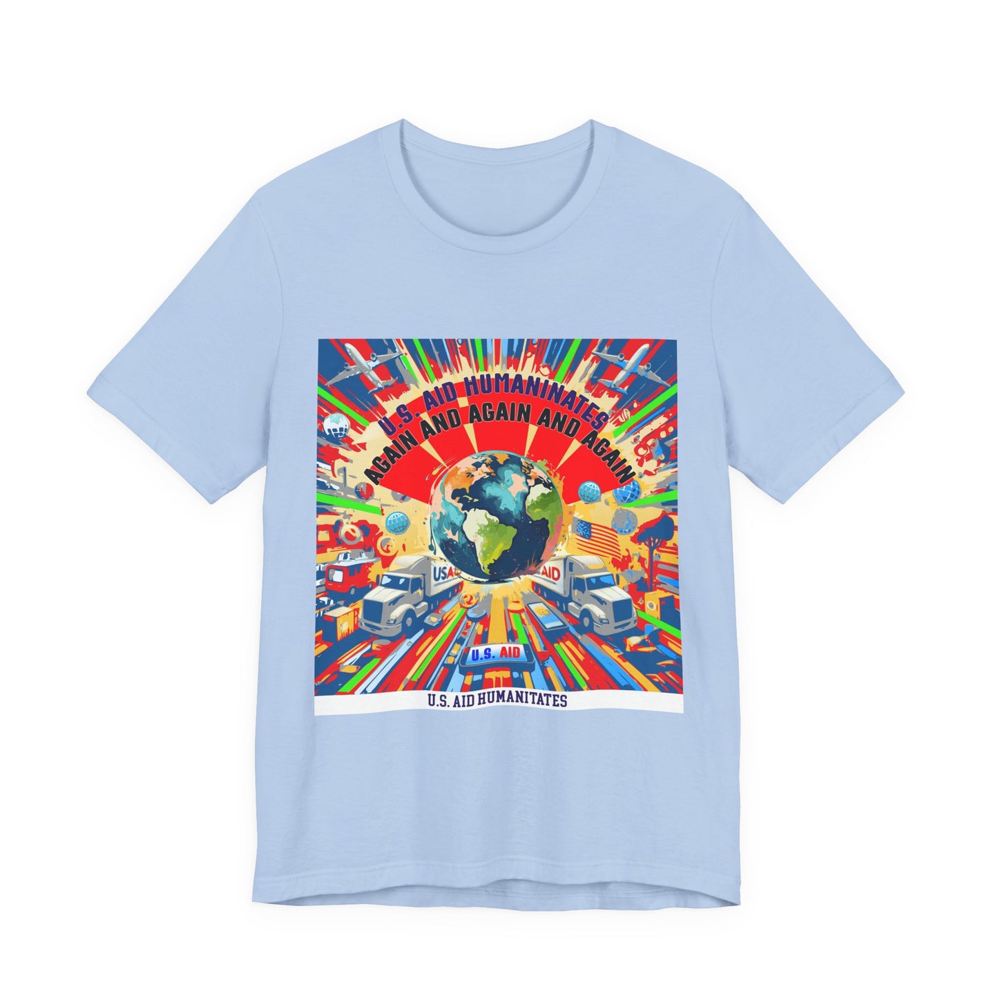 U.S. Aid Humanitates - Unisex Jersey Tee - Celebrate Humanity & Connection