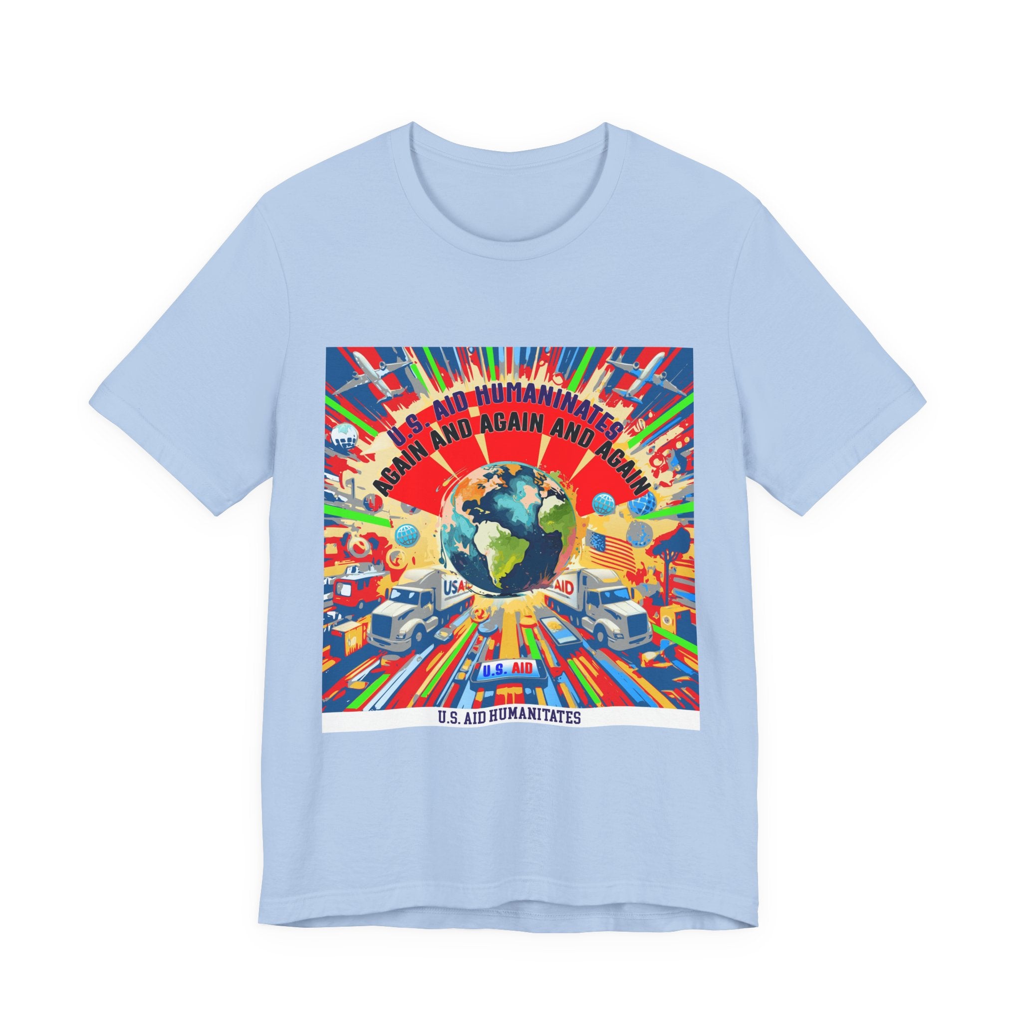 U.S. Aid Humanitates - Unisex Jersey Tee - Celebrate Humanity & Connection