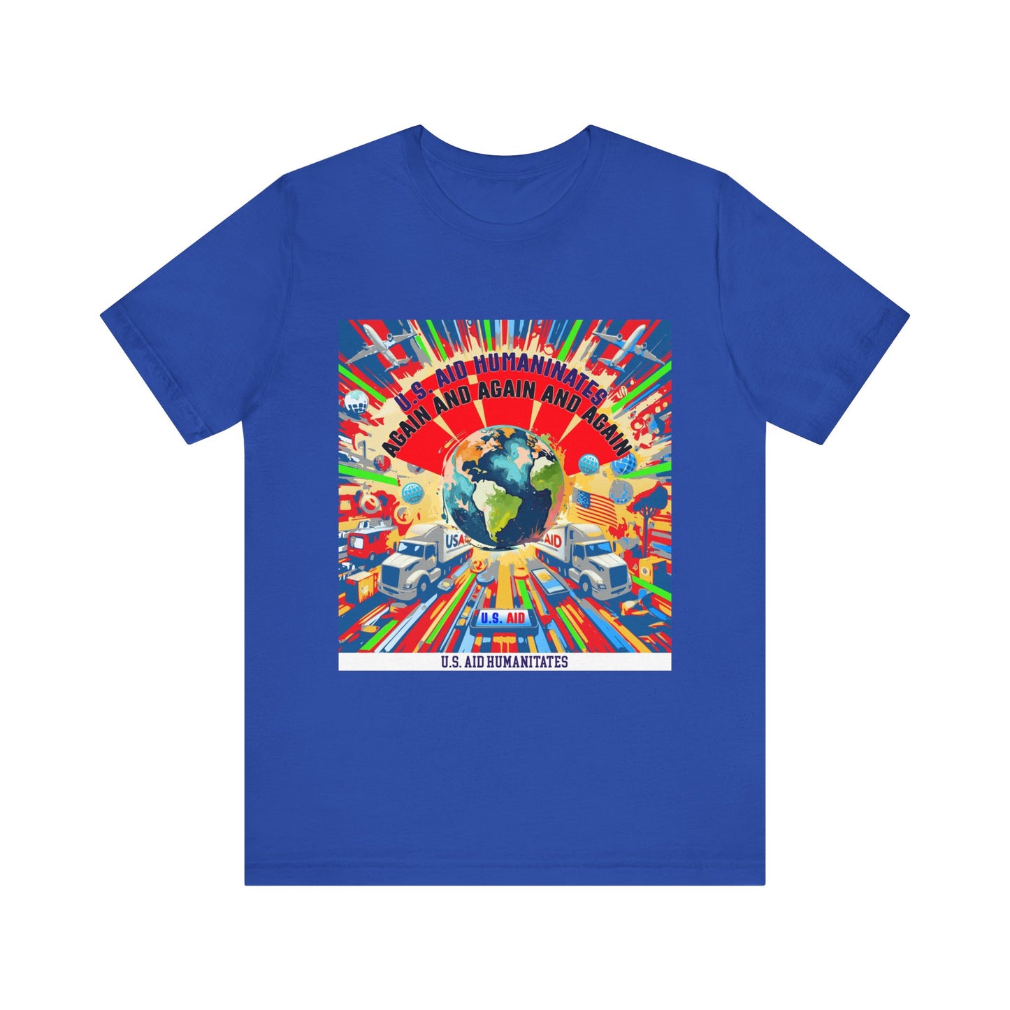 U.S. Aid Humanitates - Unisex Jersey Tee - Celebrate Humanity & Connection