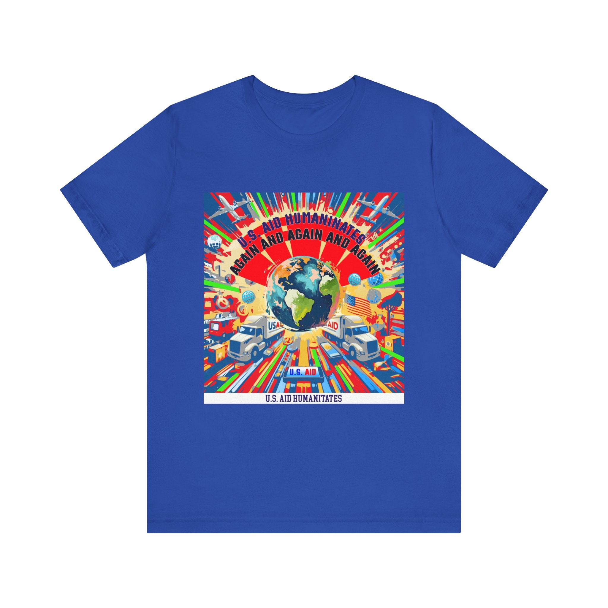 U.S. Aid Humanitates - Unisex Jersey Tee - Celebrate Humanity & Connection