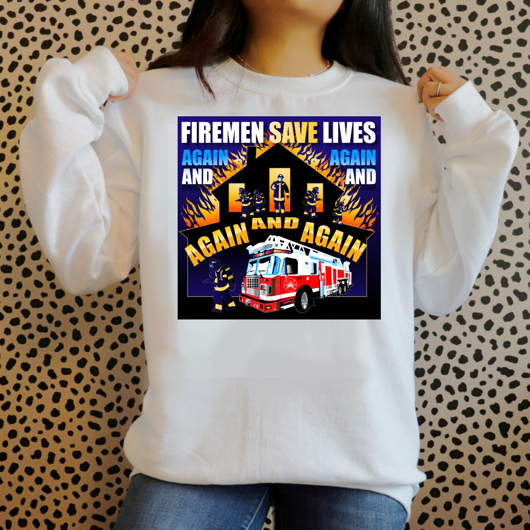 A38 – Firemen Save Lives - Tee Shirt