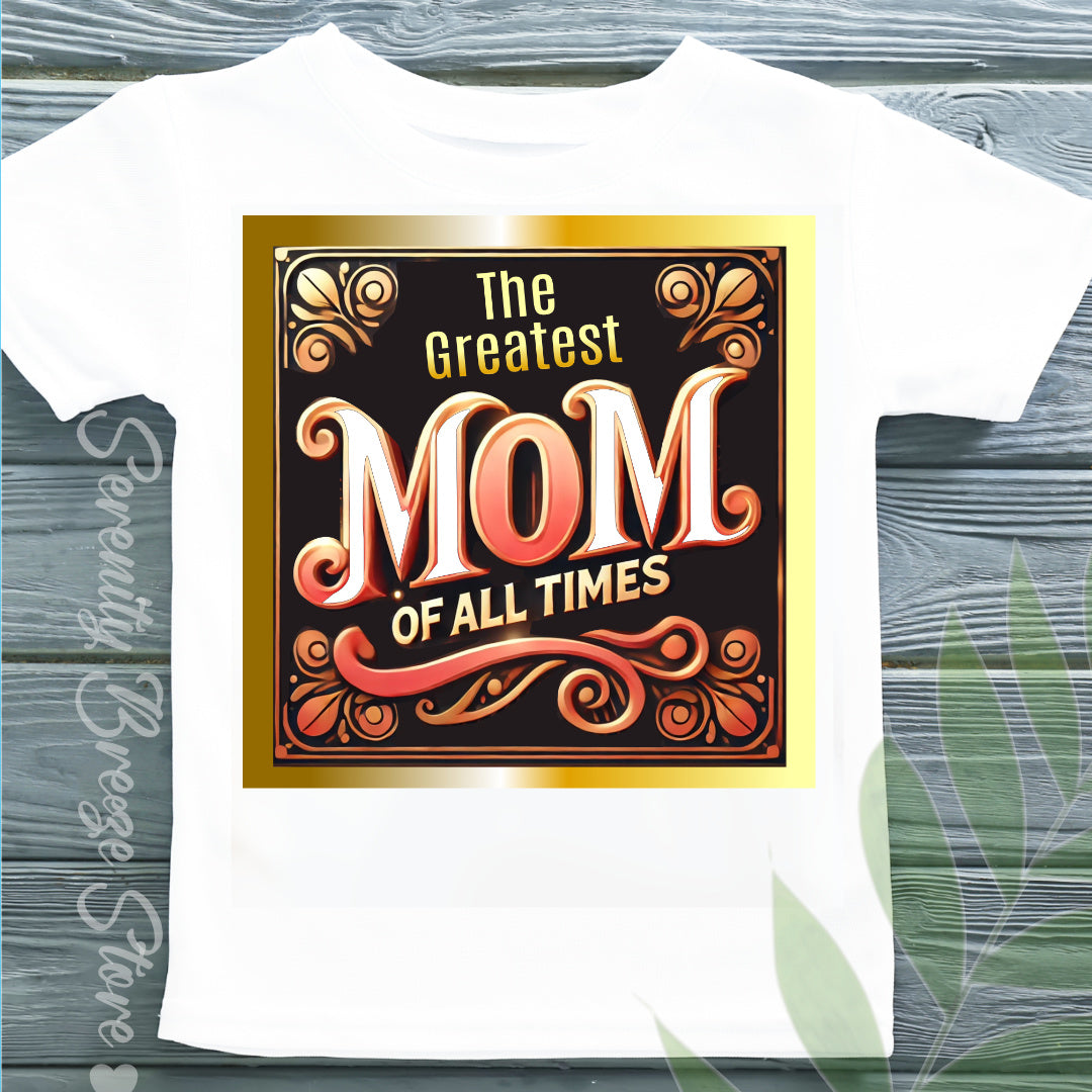 AS-10 – Greatest Mom - Gold - Tee Shirt